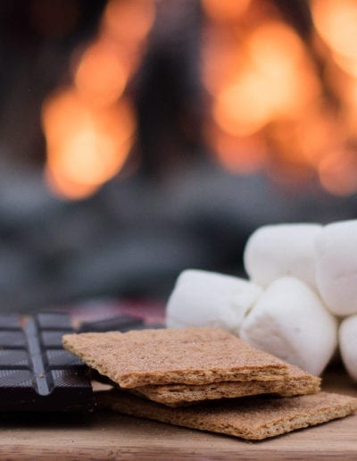Private Bonfire and S’mores In The Courtyard