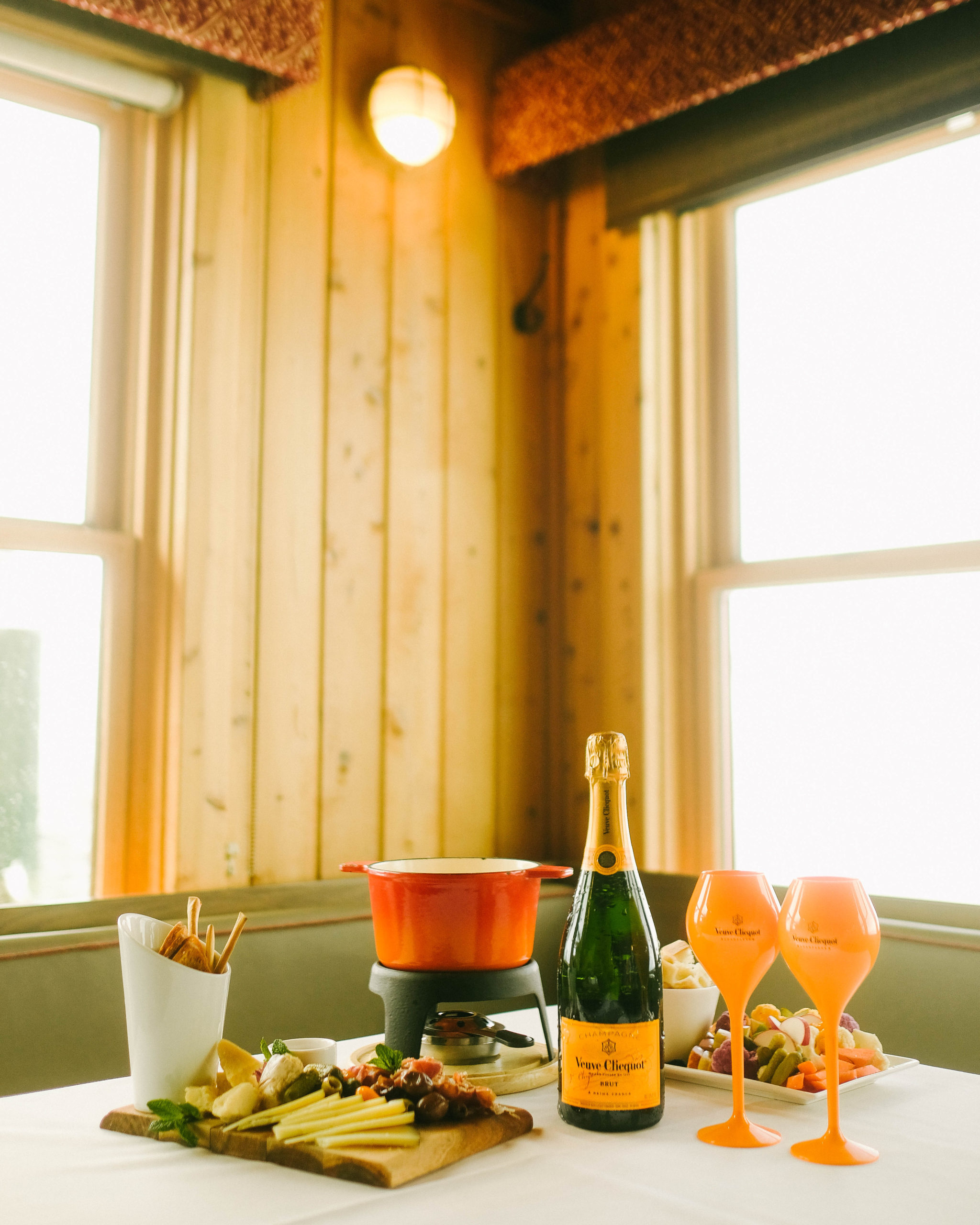 Clicquot Chalet Dining